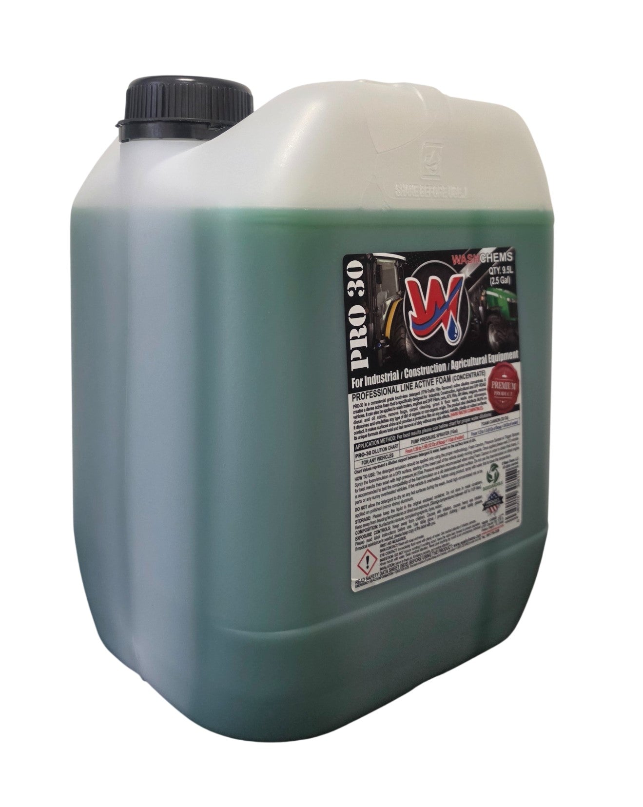 PRO-30 (2.5 Gal) Industrial/Construction/Agricultural Equipment One Step Detergent