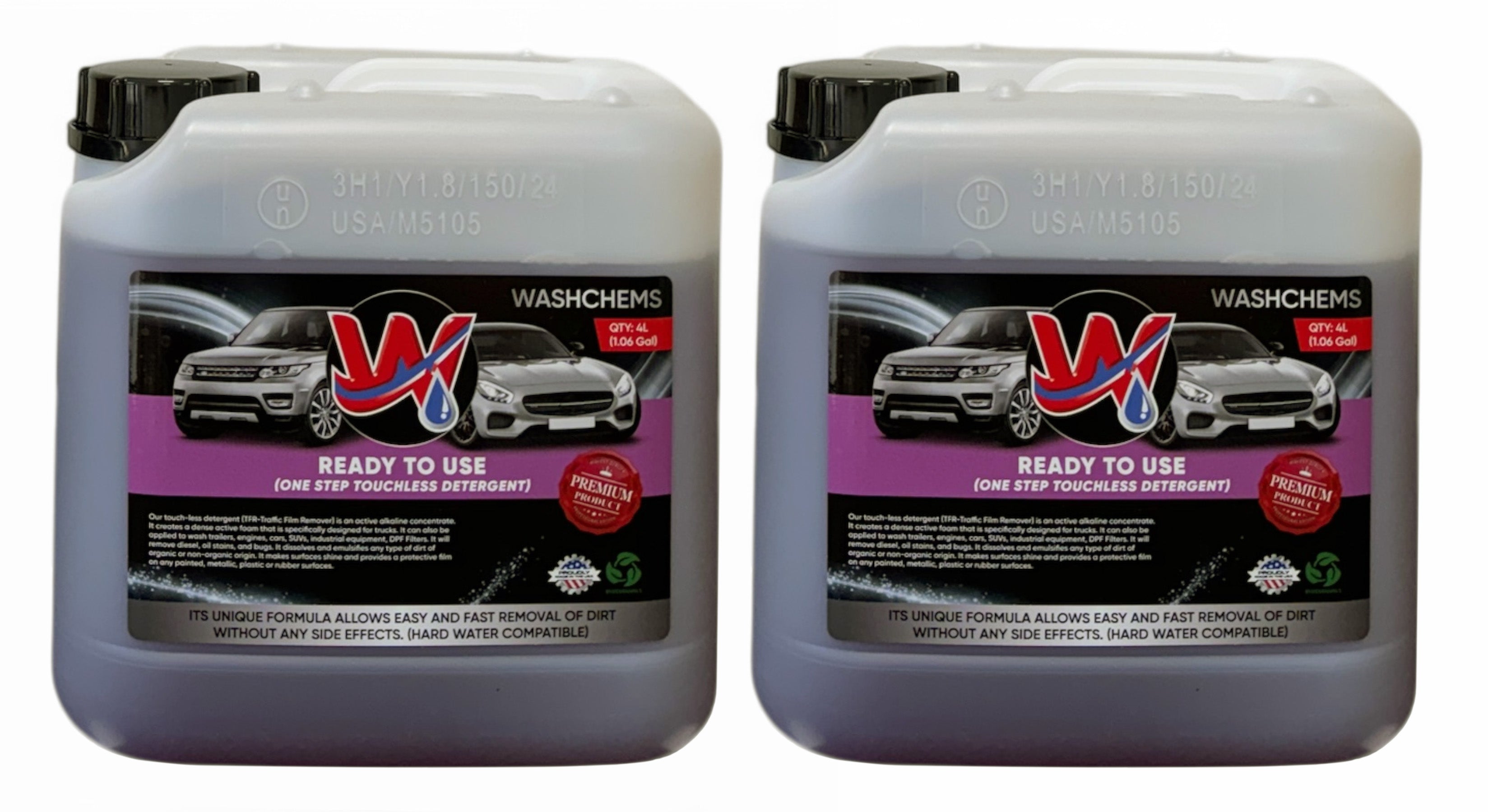 Foam Cannon Ready to Use - Touchless Car Wash Shampoo (1 Gallon, 128 oz) – No Mixing Ratio Required - Commercial Grade Auto Cleaner – Great for Cars, Trucks, Motorcycles, Mopeds, ATVs